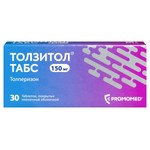 Толзитол Табс, таблетки покрытые пленочной оболочкой 150 мг 30 шт