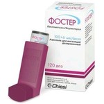 Фостер, аэрозоль для ингаляций дозированный 100 мкг+6 мкг/доза 120 доз 1 шт