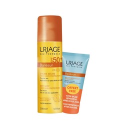 Набор Uriage Барьесан Спрей-дымка SPF50 сухая + Бальзам после солнца в подарок 200 мл + 50 мл