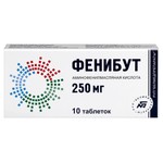 Фенибут, таблетки 250 мг 10 шт