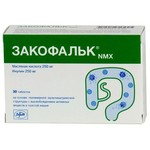 Закофальк NMX, таблетки 250 мг / 1.36 г 30 шт БАД