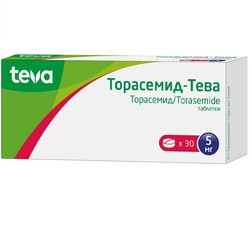 Торасемид-Тева табл. 5 мг 30 шт.