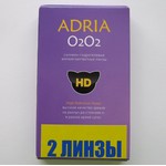Линзы контактные, Adria (Адрия) 2 шт О2О2 силикон-гидрогелевые ежемесячные bc 8.6 (-2.00)