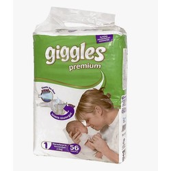 Подгузники детские Giggles Премиум 56 шт.