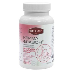 Климафлавон Wellmed ch БАД к пище 120 шт. капс. 0.25 г