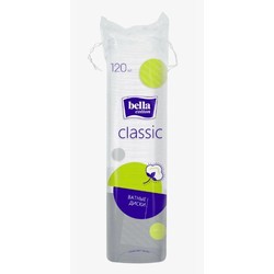 Ватные диски Bella Классик коттон 120 шт.