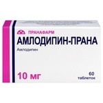 Амлодипин-Прана, таблетки 10 мг 60 шт