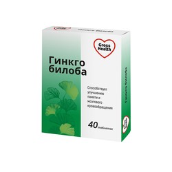 Гинкго билоба Gross Health 40 шт. табл. 40 мг / 0.2 г