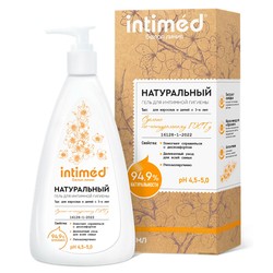 Гель для интимной гигиены Intimed Белая линия натуральный для взрослых и детей с 3-х лет 200 мл