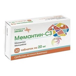 Мемантин-СЗ табл. п/о пленочной 20 мг 30 шт.