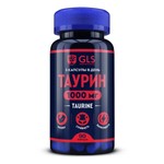 Таурин 1000, GLS (ДжиЭлЭс) капсулы 400 мг 90 шт БАД