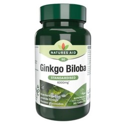 Гинкго билоба Natures Aid БАД 90 шт. табл. 6000 мг