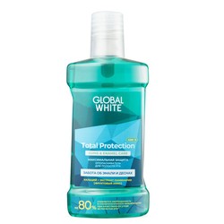 Ополаскиватель Global white Тотал Протекшн Максимальная защита 300 мл