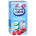 Коктейль, Фрутоняня 200 мл молочный с малиной 2.1%