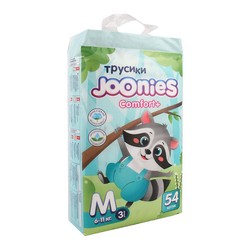 Подгузники-трусики 54 шт. Joonies Комфорт+ 6-11 кг р. M