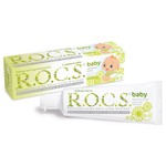 Зубная паста для малышей, Rocs (Рокс) 45 г 35 мл Беби душистая ромашка нежный уход 0-3 лет
