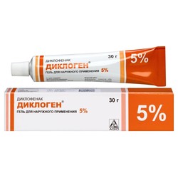 Диклоген гель д/наружн. прим. 5% 30 г 1 шт.