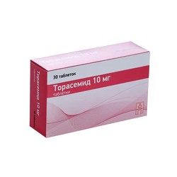 Торасемид табл. 10 мг 30 шт.