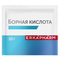 Борная кислота Erkapharm с тальком 1 шт.