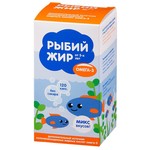Рыбий жир детский, капсулы 120 шт микс