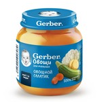 Пюре, Gerber (Гербер) 125 г овощной салатик
