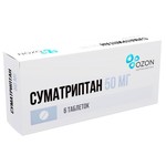 Суматриптан табл. п/о пленочной 50 мг 6 шт.
