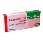Амприлан НЛ, таблетки 12.5 мг+2.5 мг 30 шт