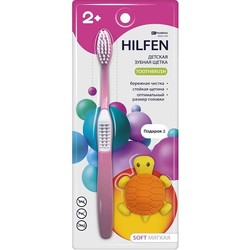 Зубная щетка для детей Hilfen мягкая 2+ розовая