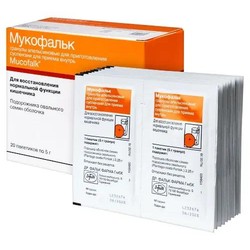 Мукофальк гран. д/приг. сусп. 5 г 20 шт. апельс.