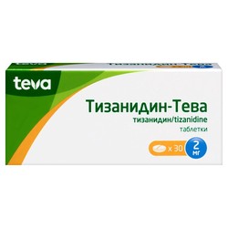 Тизанидин-Тева табл. 2 мг 30 шт.