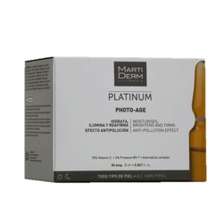 Ампулы для лица MartiDerm Платинум коррекция фотостарения 30 шт. 2 мл
