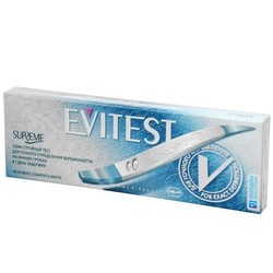 Тест-кассета для определения беременности Evitest Суприм 1 шт.