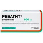 Ребагит, таблетки покрытые пленочной оболочкой 100 мг 90 шт