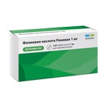 Фолиевая кислота Реневал, таблетки 1 мг 120 шт ЛС