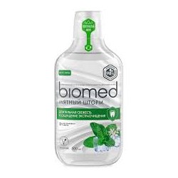 Ополаскиватель для полости рта Biomed комплексный натуральный мятный шторм 500 мл