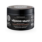 Мыло для тела и волос, Натура Сиберика 500 мл для мужчин черный с антибактериальным эффектом