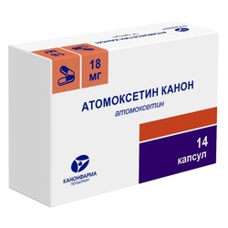 Атомоксетин Канон капс. 18 мг 14 шт.
