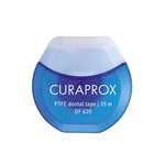 Зубная нить, Curaprox (Курапрокс) 1 шт арт. DF820 35 м тефлоновая с хлоргексидином и мятным вкусом
