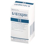 Блеоцин, лиофилизат для приготовления раствора для инъекций 15 мг 1 шт флаконы