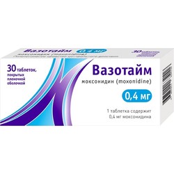 Вазотайм табл. п/о пленочной 0.4 мг 30 шт.
