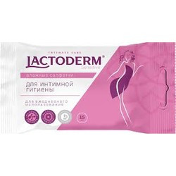 Салфетки влажные для интимной гигиены Lactoderm сенситив 15 шт.