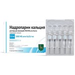 Надропарин кальция, раствор для инъекций 9500 анти-Ха МЕ/мл 0.4 мл 5 шт шприцы