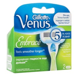 Кассеты для станков для бритья для женщин Gillette винус эмбрас 2 шт.