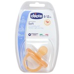 Пустышка латексная, Chicco (Чикко ) 1 шт арт. 310410138 Физио софт с 6-12 мес.