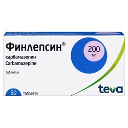 Финлепсин табл. 200 мг 50 шт.