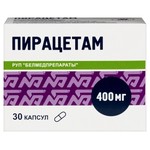 Пирацетам, капсулы 400 мг 30 шт
