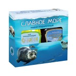 Набор подарочный, Славное море (бальзам Жемчужина Сибири 100 мл + чайный напиток Ольхон 30 г) коробка