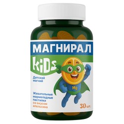 Магнирал кидс БАД мармеладные для детей с 3-х лет 30 шт. паст. жев. 5 г
