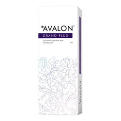 Филлер внутридермальный Avalon Гранд плюс гель плотный гиалурон 20 мг/мл лидокаин 3 мг/мл 1 шт. 1.0 мл