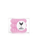 Резинка для волос, Hair Bobbles (Хэа Бабблс) №3 розовая силиконовая в форме спирали